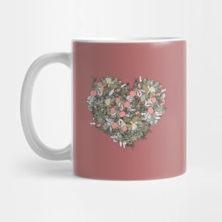 Flower heart Mug